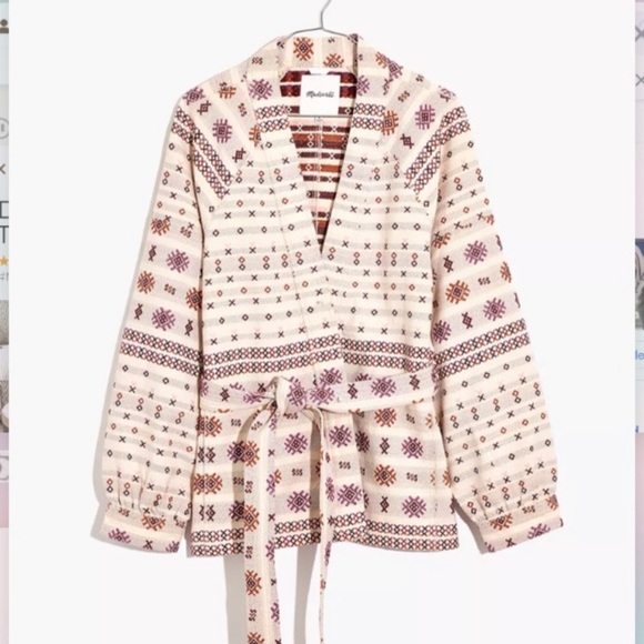 MADEWELL Jacquard Wrap Jacket NWOT
Size XL - Picture 12 of 12